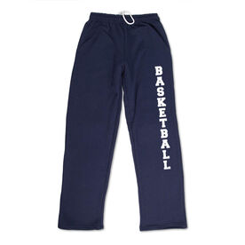Basketball Fleece Sweatpants - Basketball [Youth Small/Navy] - SS