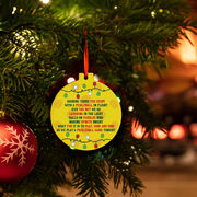 Pickleball Ceramic Ornament - Jingle All The Way