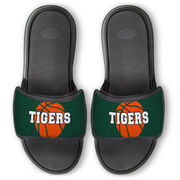 Basketball Repwell&reg; Slide Sandals - Basketball with Text