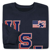 Hockey Crewneck Sweatshirt - Hockey USA Gold