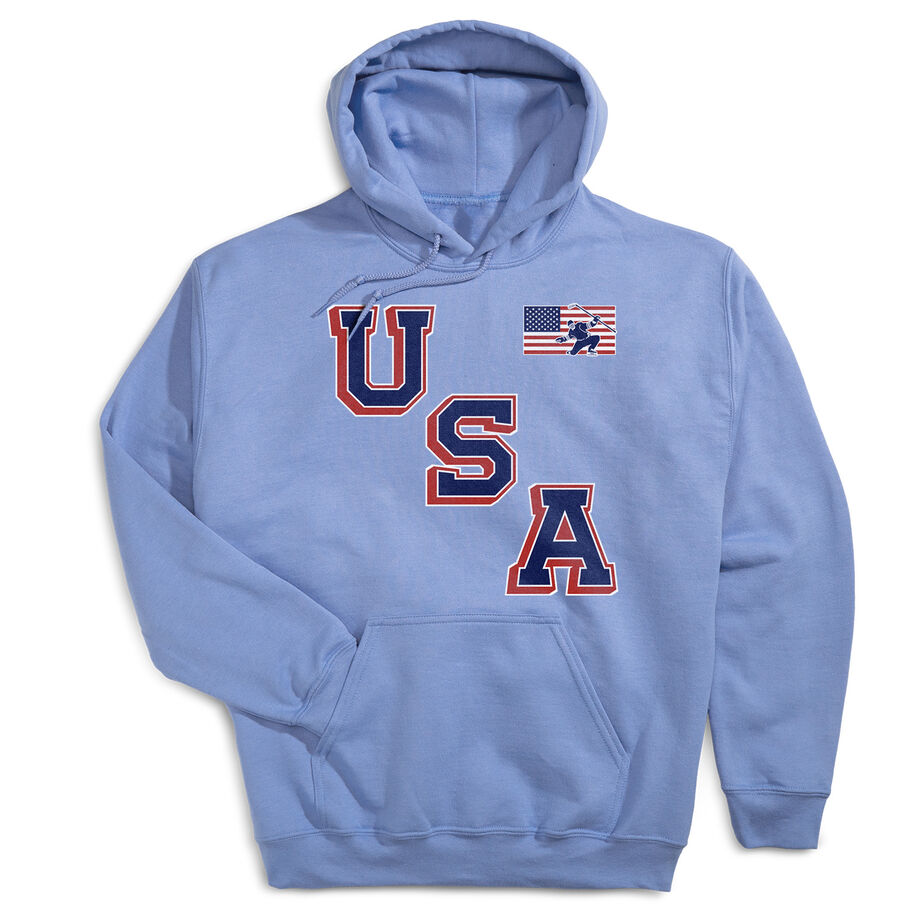 Hockey Hooded Sweatshirt - Hockey USA Gold