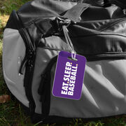 Baseball Bag/Luggage Tag - Eat Sleep Baseball