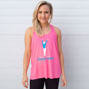 Gymnastics Flowy Racerback Tank Top - Been There Stuck That