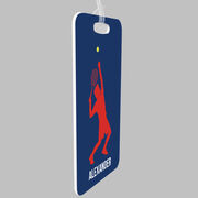 Tennis Bag/Luggage Tag - Personalized Guy Tennis Player