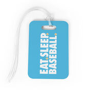 Baseball Bag/Luggage Tag - Eat Sleep Baseball