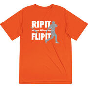 Baseball Short Sleeve Performance Tee - Rip It Flip It