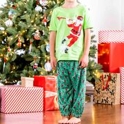 Guys Lacrosse Lounge Pants - Santa