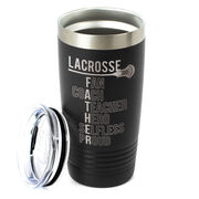 Guys Lacrosse 20 oz. Double Insulated Tumbler - Guys Lacrosse Father Words