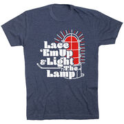 Hockey Short Sleeve T-Shirt - Lace 'Em Up And Light The Lamp