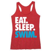 Swimming Women's Everyday Tank Top - Eat. Sleep. Swim