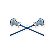 Guys Lacrosse Sticker - Crossed Sticks