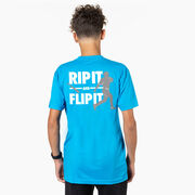 Baseball Short Sleeve T-Shirt - Rip It Flip It (Back Design)