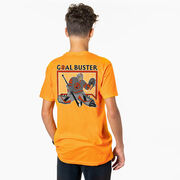 Hockey Short Sleeve T-Shirt - Goal Buster (Back Design)