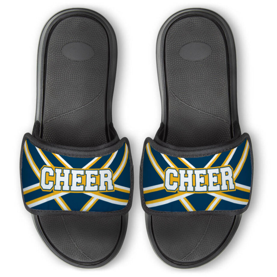 Cheerleading Repwell&reg; Slide Sandals - Cheer Stripes