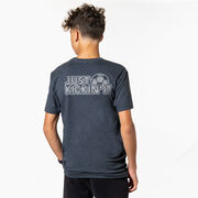 Soccer Short Sleeve T-Shirt - Just Kickin' It (Back Design)