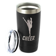 Cheerleading 20 oz. Double Insulated Tumbler - Cheer Silhouette