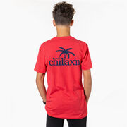 Lacrosse Short Sleeve T-Shirt - Just Chillax'n (Back Design)