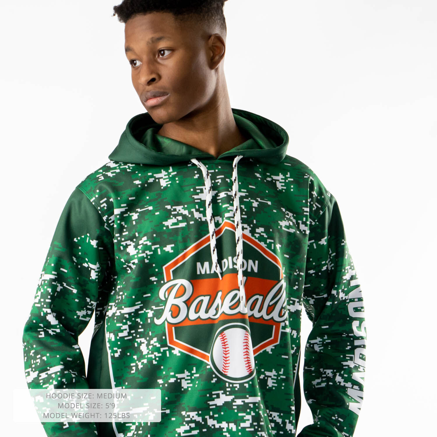 ChalkTalk Custom Team Hoodie Baseball Digital Camo ChalkTalkSPORTS