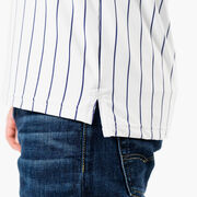 Baseball Short Sleeve Polo Shirt - Pinstripes Baseball