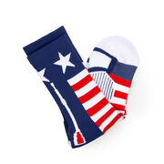 Crew Woven Mid-Calf Socks - Patriotic