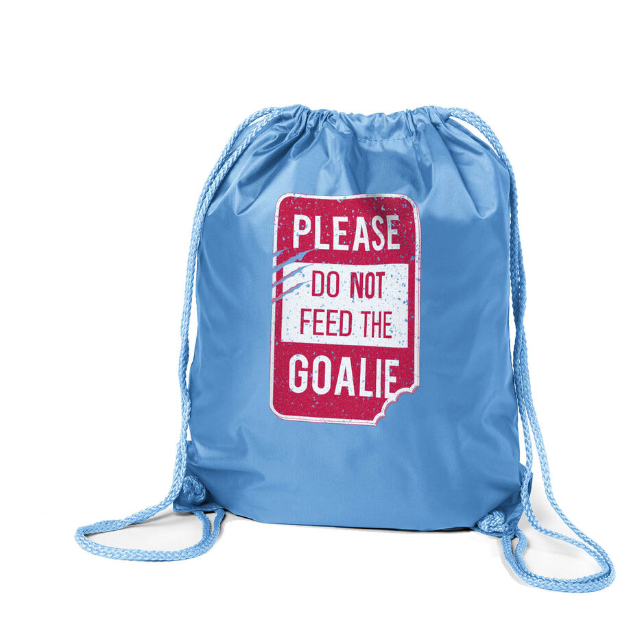 Drawstring Backpack - Don't Feed The Goalie