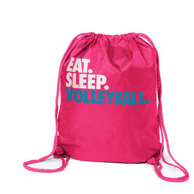 Volleyball Sport Pack Cinch Sack Eat. Sleep. Volleyball.