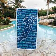 Cheerleading Premium Beach Towel - Cheerleader