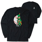 Baseball Tshirt Long Sleeve - Top O' The Order (Back Design)