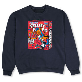 Basketball Crew Neck Sweatshirt - Fruit Hoops