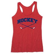 Hockey Women's Everyday Tank Top - Hockey Crossed Sticks