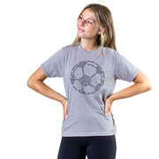 Soccer T-Shirt Short Sleeve - Soccer Words