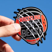 Wrestling Sticker - Unleash The Beast