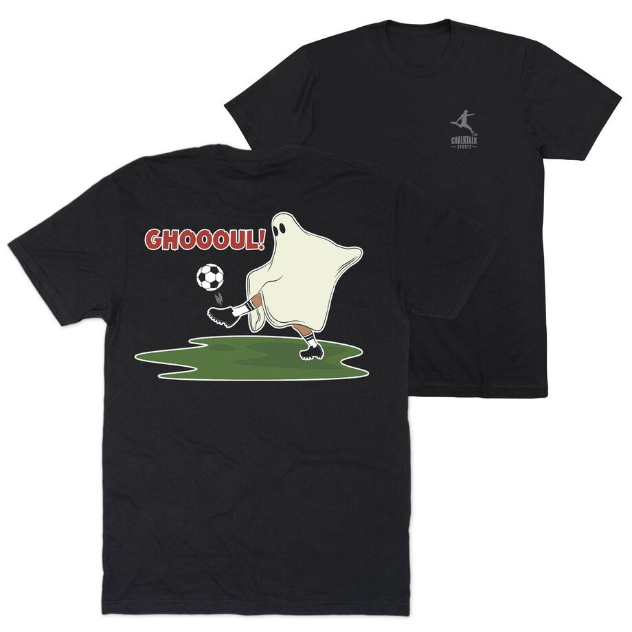 Soccer Short Sleeve T-Shirt - Soccer Ghoul (Back Design)