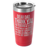 Guys Lacrosse 20 oz. Double Insulated Tumbler - Dear Dad