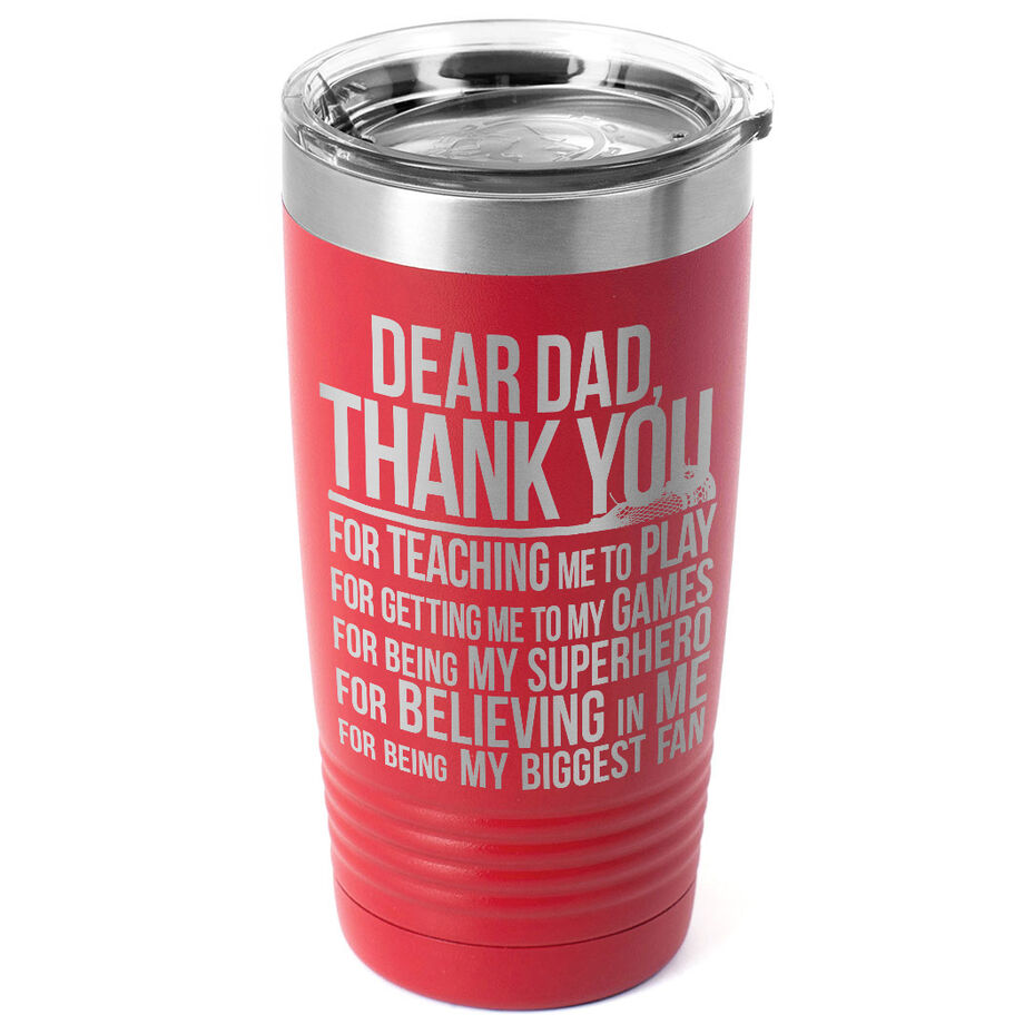 Guys Lacrosse 20 oz. Double Insulated Tumbler - Dear Dad