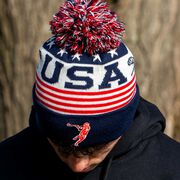 Lacrosse Knit Hat - USA