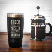 Cheerleading 20 oz. Double Insulated Tumbler - Cheer Words