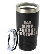 Football 20 oz. Double Insulated Tumbler - Personalized Eat Sleep Football