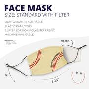 Baseball Face Mask - I'd Rather Be Playing Baseball