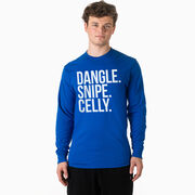 Hockey Tshirt Long Sleeve - Dangle Snipe Celly Words