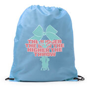 Cheerleading Drawstring Backpack - The Bigger the Bow
