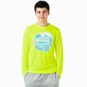 Volleyball Long Sleeve Performance Tee - Serve's Up