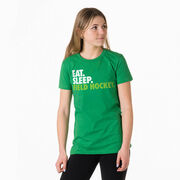 Field Hockey Women's Everyday Tee - Eat. Sleep. Field Hockey.