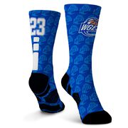 Custom Team Graphic Flex Mid-Calf Socks - Basketball
