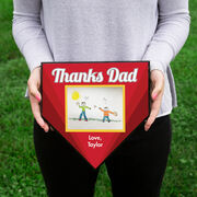 Softball Home Plate Plaque Your Artwork With Color Background