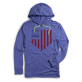 Men's Baseball Lightweight Hoodie - No Place Like Home