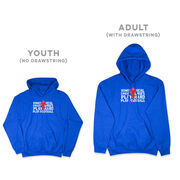 Football Hooded Sweatshirt - Bones Saying