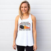 Hockey Flowy Racerback Tank Top - If You Can't Take the Heat