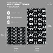 Baseball Multifunctional Headwear - Custom Team Number Repeat RokBAND