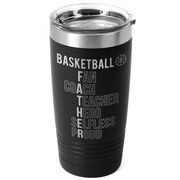 Basketball 20 oz. Double Insulated Tumbler - Basketball Father Words